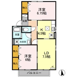 ライジング･エム Ａの物件間取画像